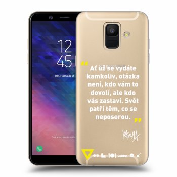 Obal pro Samsung Galaxy A6 A600F - Kazma - SVĚT PATŘÍ TĚM, CO SE NEPOSEROU