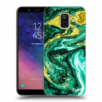 Obal pro Samsung Galaxy A6 A600F - Green Gold
