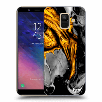 Obal pro Samsung Galaxy A6 A600F - Black Gold