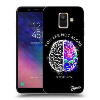 Obal pro Samsung Galaxy A6 A600F - Brain - White