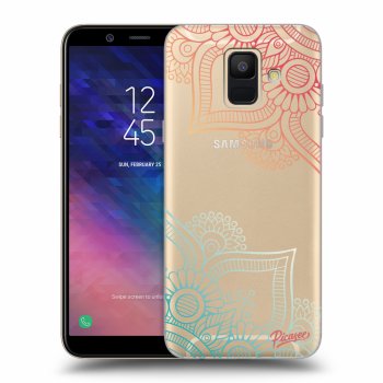 Obal pro Samsung Galaxy A6 A600F - Flowers pattern