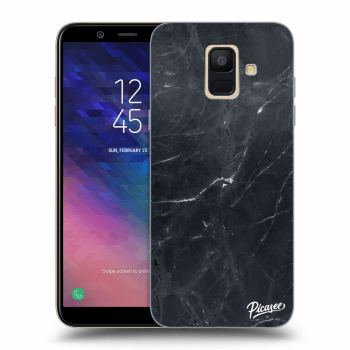 Obal pro Samsung Galaxy A6 A600F - Black marble