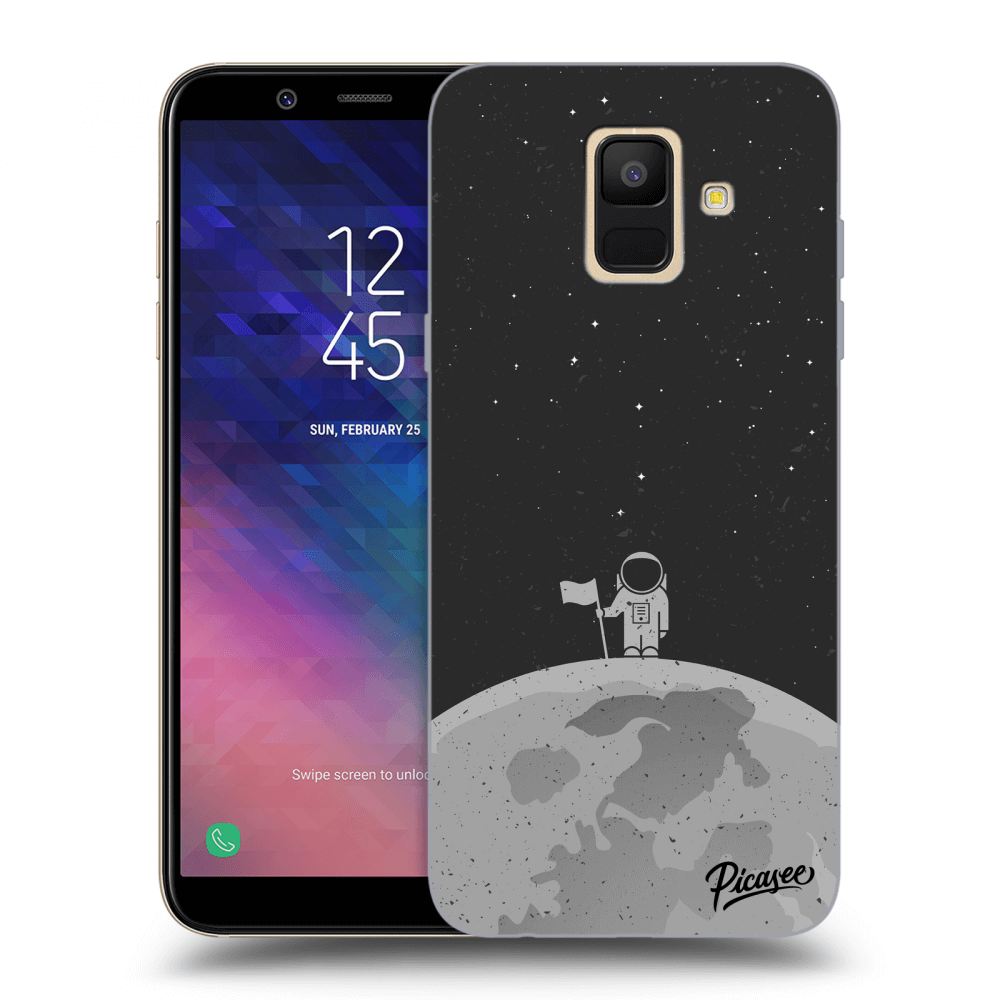 Picasee silikonový průhledný obal pro Samsung Galaxy A6 A600F - Astronaut