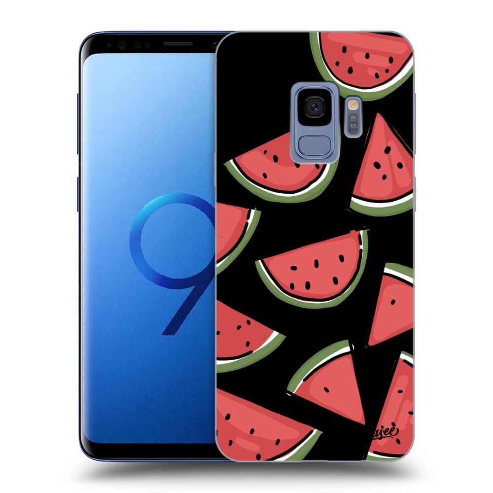 Silikonový černý Obal Pro Samsung Galaxy S9 G960F - Melone