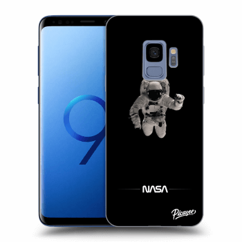 Picasee silikonový černý obal pro Samsung Galaxy S9 G960F - Astronaut Minimal