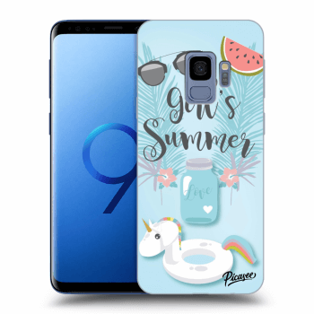 Picasee silikonový průhledný obal pro Samsung Galaxy S9 G960F - Girls Summer