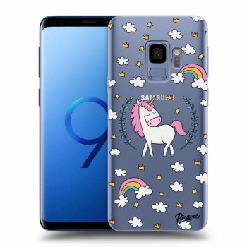 Picasee silikonový průhledný obal pro Samsung Galaxy S9 G960F - Unicorn star heaven