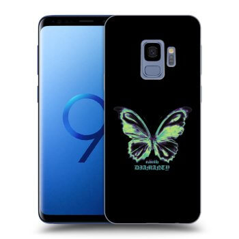 Picasee silikonový průhledný obal pro Samsung Galaxy S9 G960F - Diamanty Blue