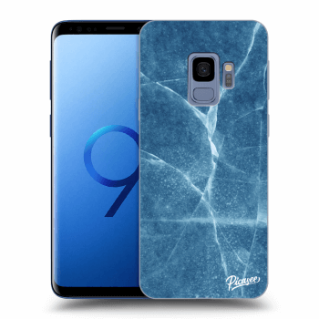 Picasee silikonový průhledný obal pro Samsung Galaxy S9 G960F - Blue marble