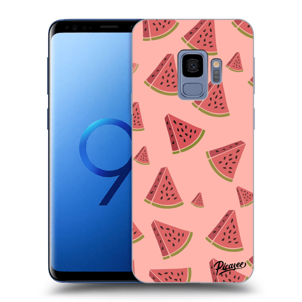 Picasee silikonový černý obal pro Samsung Galaxy S9 G960F - Watermelon