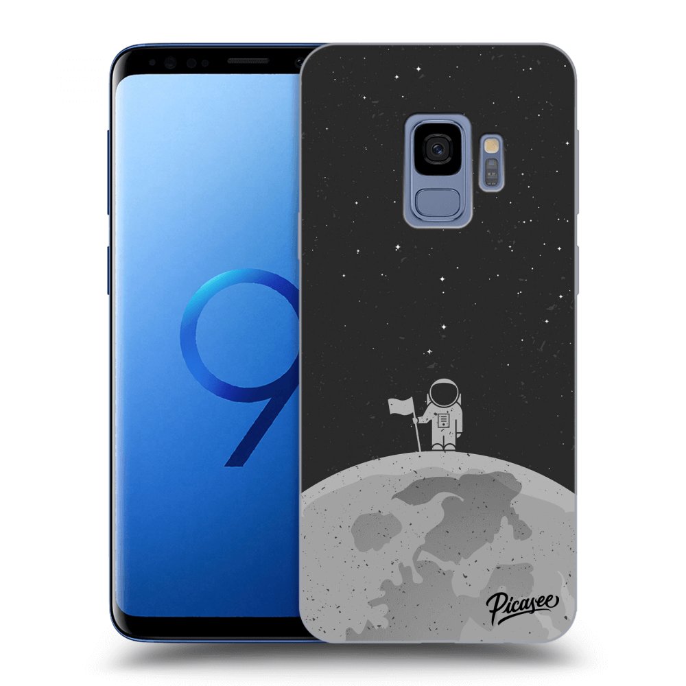 Picasee silikonový černý obal pro Samsung Galaxy S9 G960F - Astronaut