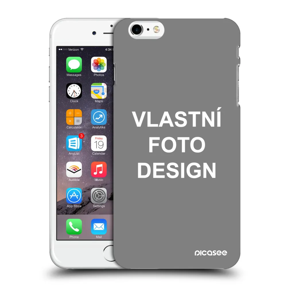 Silikonový průhledný obal pro Apple iPhone 6 Plus/6S Plus - Vlastní fotka/motiv