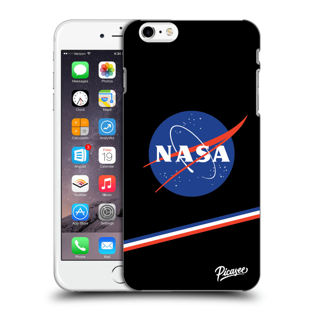 Picasee silikonový průhledný obal pro Apple iPhone 6 Plus/6S Plus - NASA Original