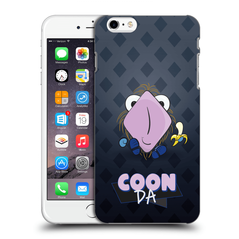 Picasee ULTIMATE CASE pro Apple iPhone 6 Plus/6S Plus - COONDA chlupatka - tmavá