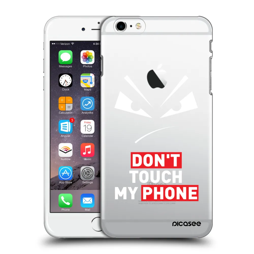 Picasee silikonový průhledný obal pro Apple iPhone 6 Plus/6S Plus - Evil Eye - Transparent