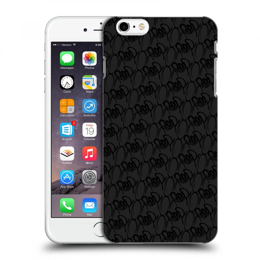 Picasee silikonový černý obal pro Apple iPhone 6 Plus/6S Plus - Separ - Black On Black 2