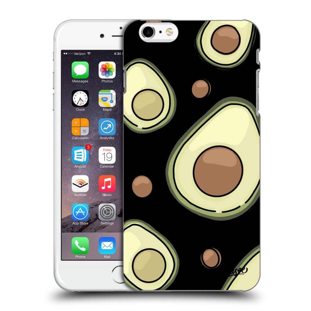 Picasee silikonový černý obal pro Apple iPhone 6 Plus/6S Plus - Avocado