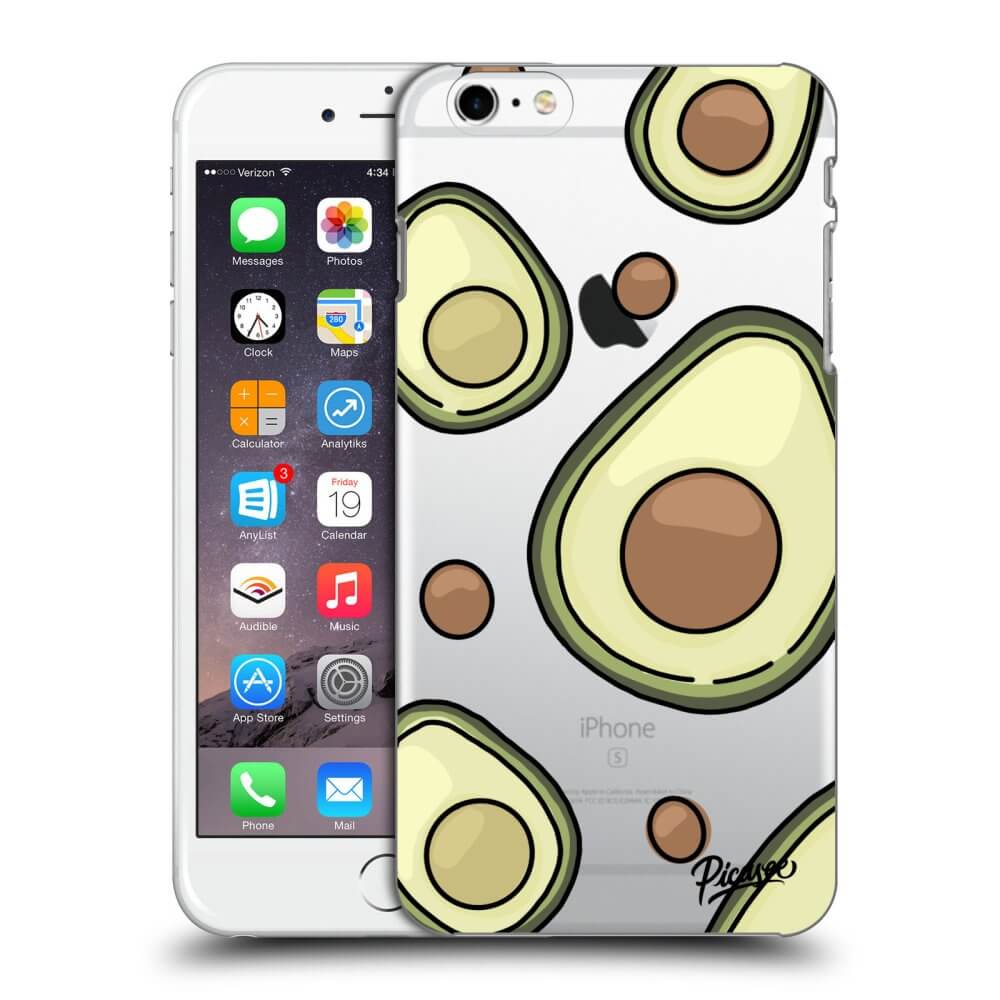 Picasee silikonový průhledný obal pro Apple iPhone 6 Plus/6S Plus - Avocado