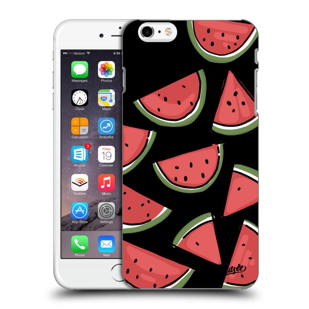 Picasee silikonový černý obal pro Apple iPhone 6 Plus/6S Plus - Melone