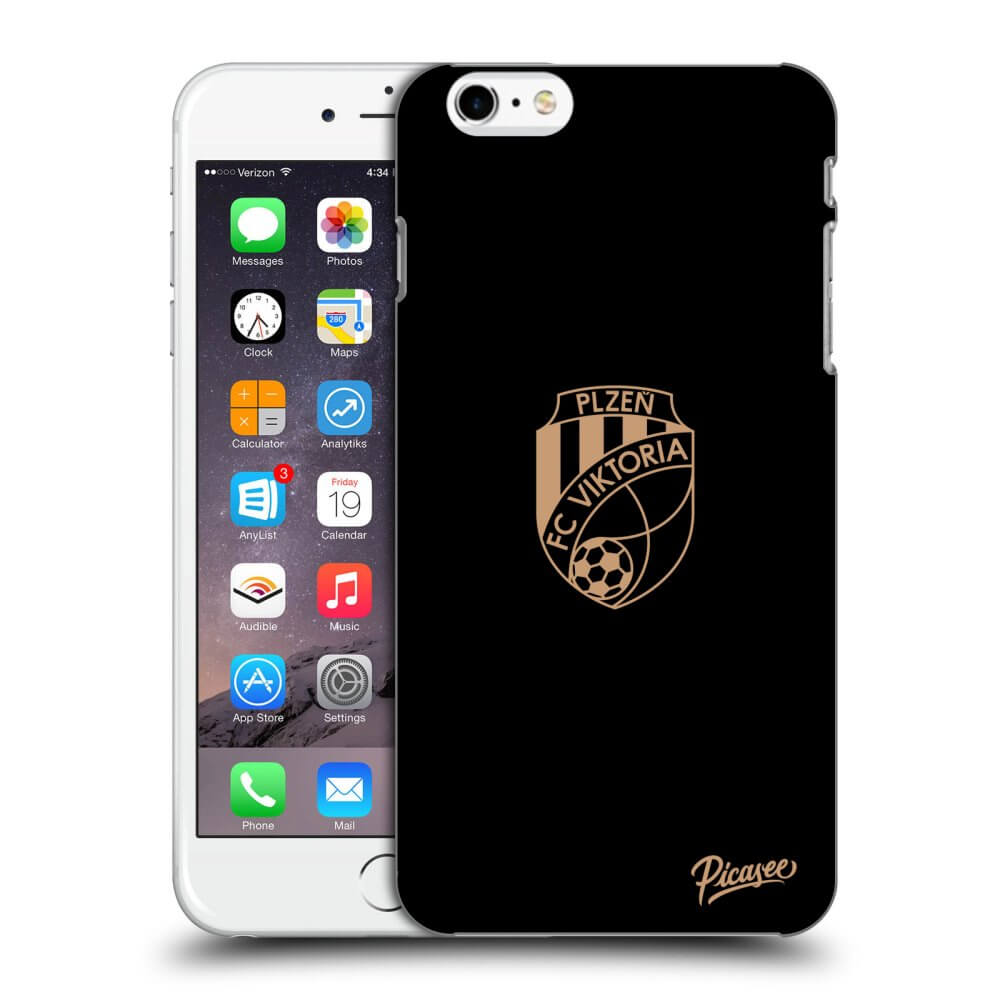 Picasee silikonový černý obal pro Apple iPhone 6 Plus/6S Plus - FC Viktoria Plzeň I
