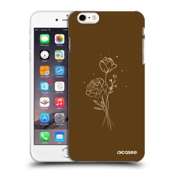 Obal pro Apple iPhone 6 Plus/6S Plus - Brown flowers