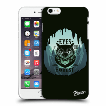 Picasee silikonový černý obal pro Apple iPhone 6 Plus/6S Plus - Forest owl
