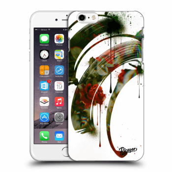 Picasee silikonový průhledný obal pro Apple iPhone 6 Plus/6S Plus - Roses white