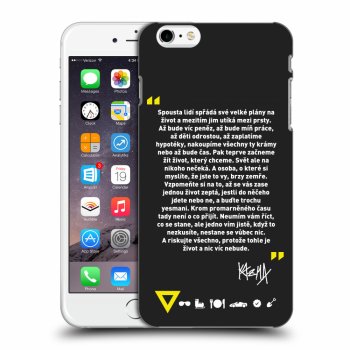 Picasee silikonový černý obal pro Apple iPhone 6 Plus/6S Plus - Kazma - BUĎTE TROCHU YESMANI