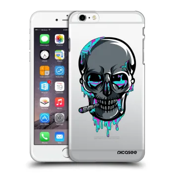 Picasee silikonový průhledný obal pro Apple iPhone 6 Plus/6S Plus - EARTH - Lebka 3.0