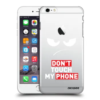 Picasee silikonový průhledný obal pro Apple iPhone 6 Plus/6S Plus - Angry Eyes - Transparent