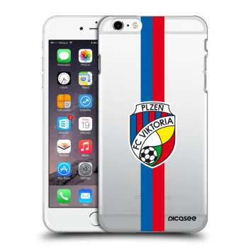 Picasee silikonový průhledný obal pro Apple iPhone 6 Plus/6S Plus - FC Viktoria Plzeň H