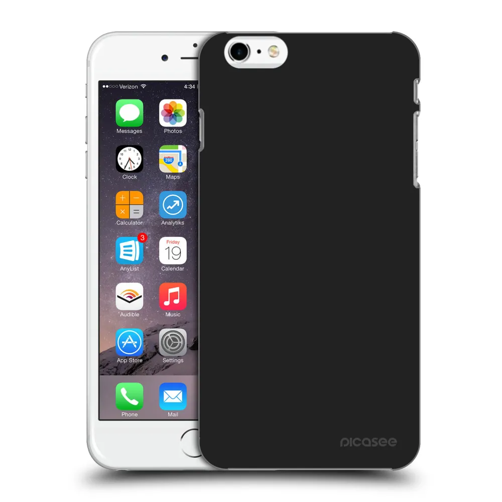 Picasee silikonový černý obal pro Apple iPhone 6 Plus/6S Plus - Clear