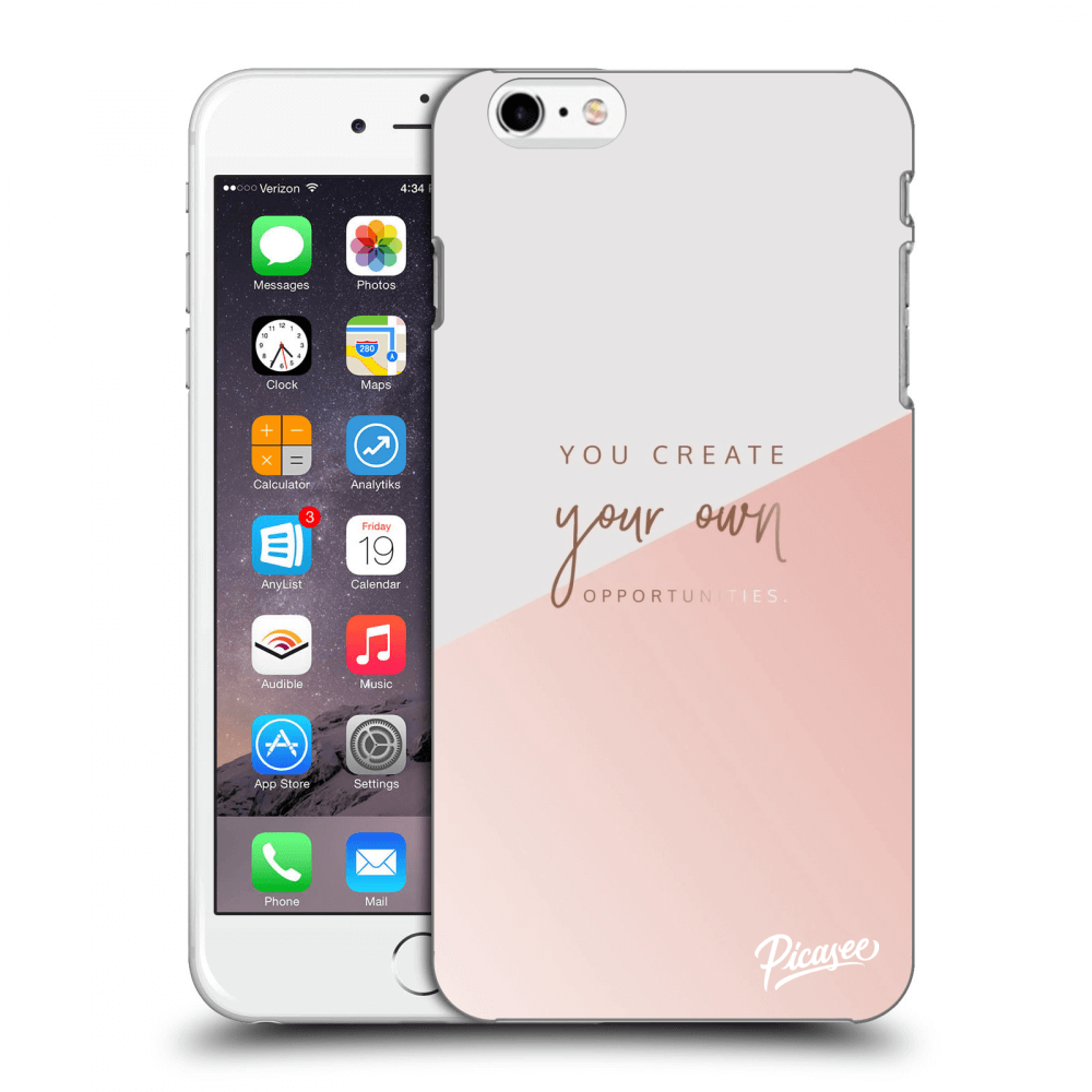 Picasee silikonový průhledný obal pro Apple iPhone 6 Plus/6S Plus - You create your own opportunities