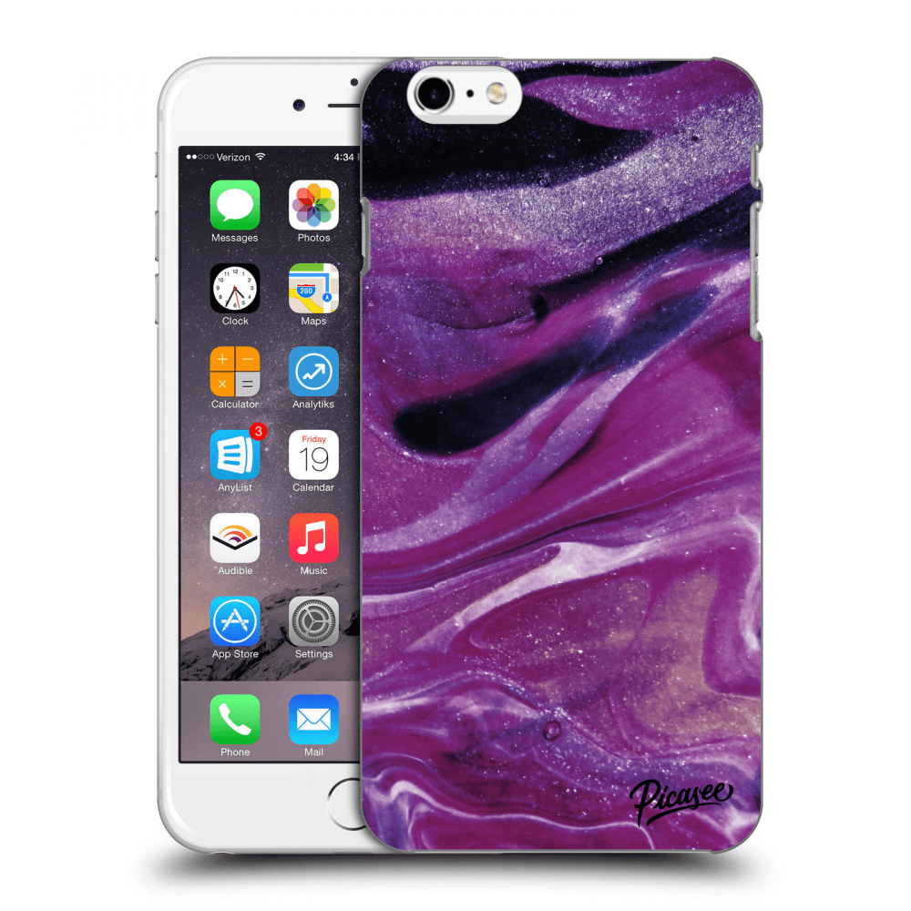 Picasee ULTIMATE CASE pro Apple iPhone 6 Plus/6S Plus - Purple glitter
