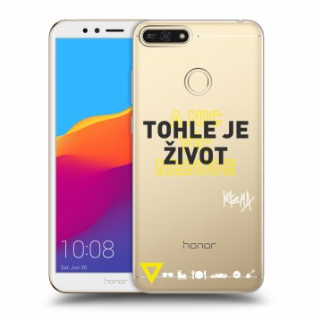 Obal pro Honor 7A - Kazma - TOHLE JE ŽIVOT A NIC VÍC NEBUDE