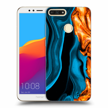 Obal pro Honor 7A - Gold blue