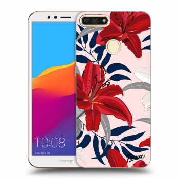 Obal pro Honor 7A - Red Lily