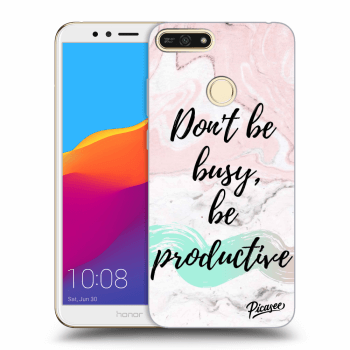 Picasee ULTIMATE CASE pro Honor 7A - Don't be busy, be productive