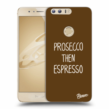 Picasee silikonový průhledný obal pro Honor 8 - Prosecco then espresso