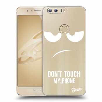Picasee silikonový průhledný obal pro Honor 8 - Don't Touch My Phone