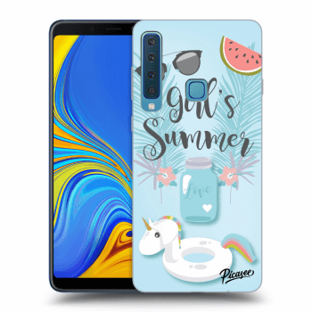 Picasee silikonový průhledný obal pro Samsung Galaxy A9 2018 A920F - Girls Summer