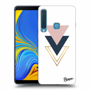 Picasee silikonový průhledný obal pro Samsung Galaxy A9 2018 A920F - Triangles