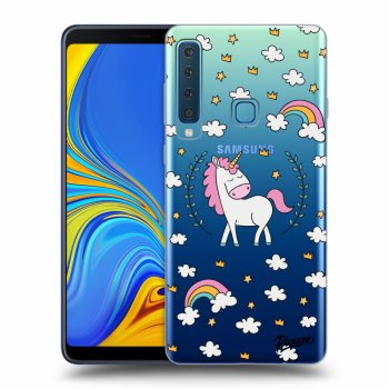 Picasee silikonový průhledný obal pro Samsung Galaxy A9 2018 A920F - Unicorn star heaven