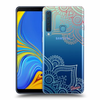 Picasee silikonový průhledný obal pro Samsung Galaxy A9 2018 A920F - Flowers pattern