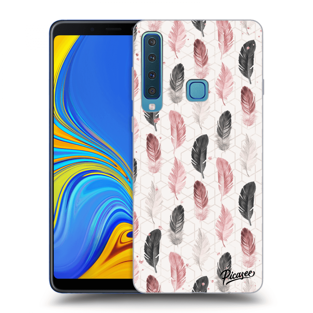 Picasee silikonový průhledný obal pro Samsung Galaxy A9 2018 A920F - Feather 2