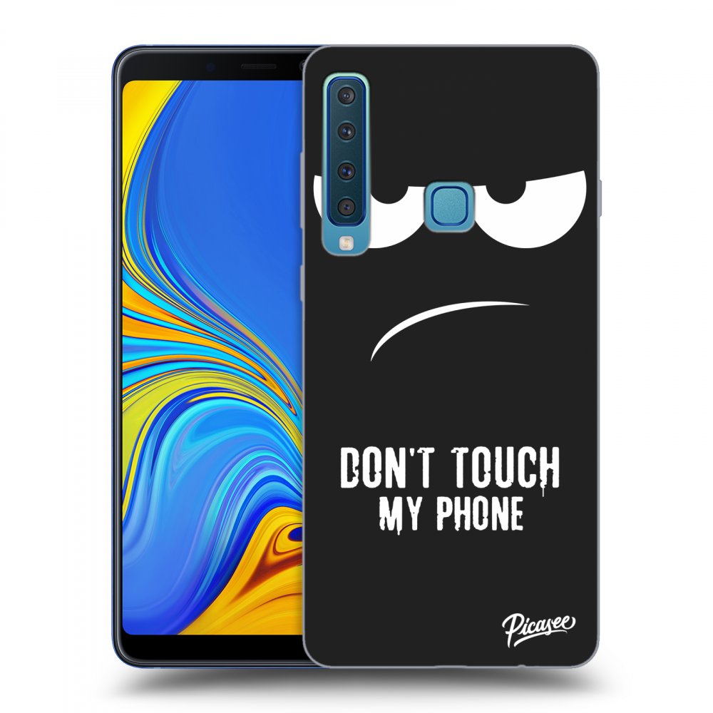 Picasee silikonový černý obal pro Samsung Galaxy A9 2018 A920F - Don't Touch My Phone