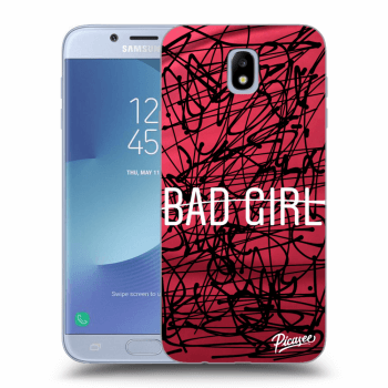 Picasee silikonový průhledný obal pro Samsung Galaxy J7 2017 J730F - Bad girl