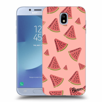 Picasee silikonový průhledný obal pro Samsung Galaxy J7 2017 J730F - Watermelon