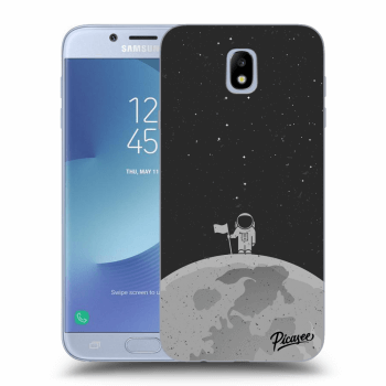 Picasee silikonový průhledný obal pro Samsung Galaxy J7 2017 J730F - Astronaut