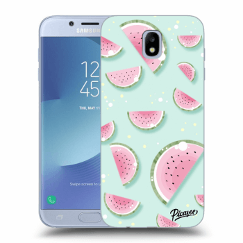Picasee silikonový průhledný obal pro Samsung Galaxy J7 2017 J730F - Watermelon 2